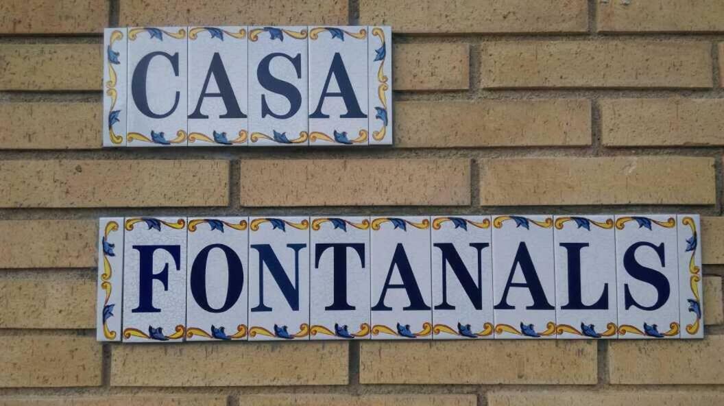 Вилла Casa Fontanals Pla del Panades Экстерьер фото